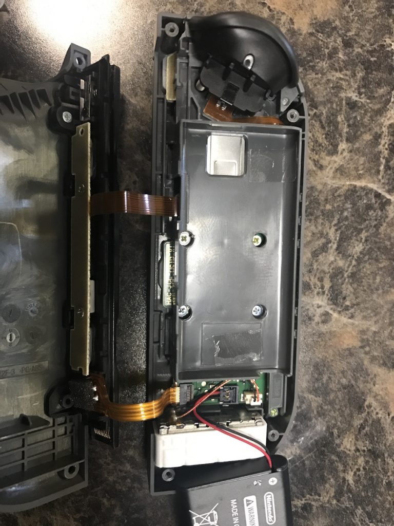Inside of a nintendo switch 