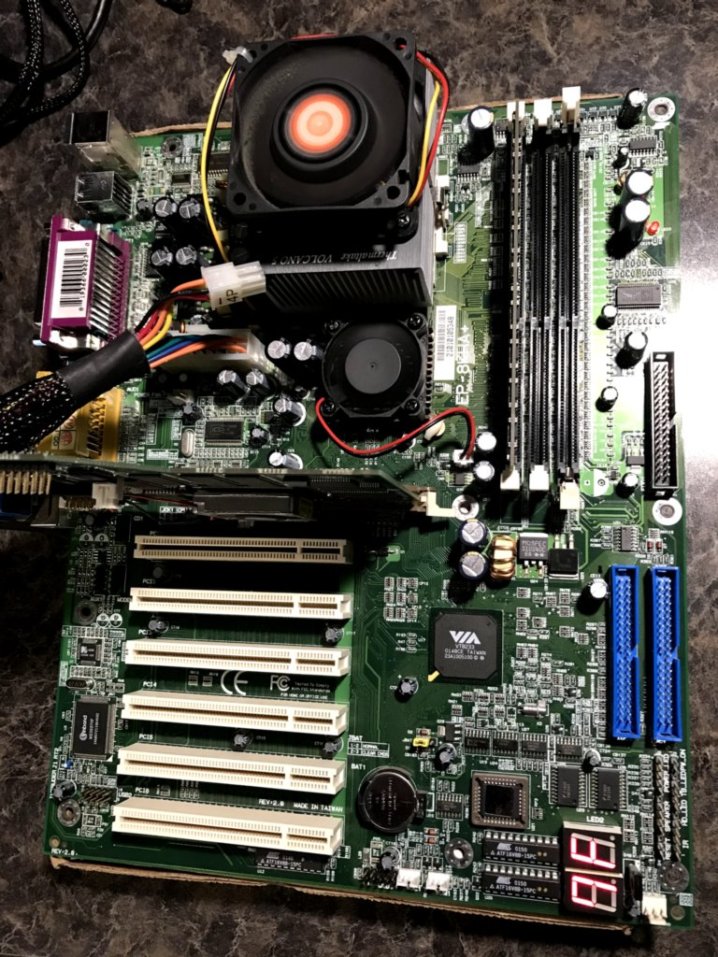 Picture of Mail in service for motherboard and logic board repair
