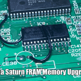 Sega Saturn FRAM Memory Chip 256KB Memory Upgrade